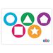 Indoor Floor Shape Stickers 5pk  hi\-res
